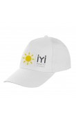 İYİ Parti logolu beyaz 5 panel polyester siperli seçim ve miting promosyon şapkası